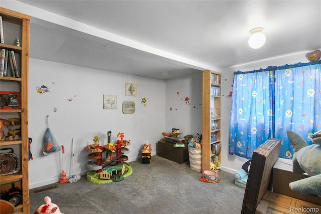 325 Yorkshire, Newport, MI 48166 - recreation room with baseboards and carpet