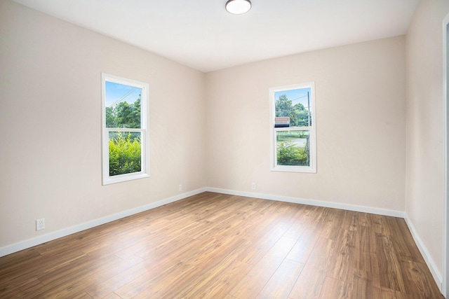 46 Walter Ave, Battle Creek, MI 49037 - empty room featuring plenty of natural light and hardwood / wood-style floors