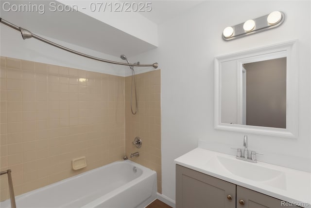 5548 Pine Aires Dr, Sterling Heights, MI 48314 - bathroom with shower / bath combination and vanity