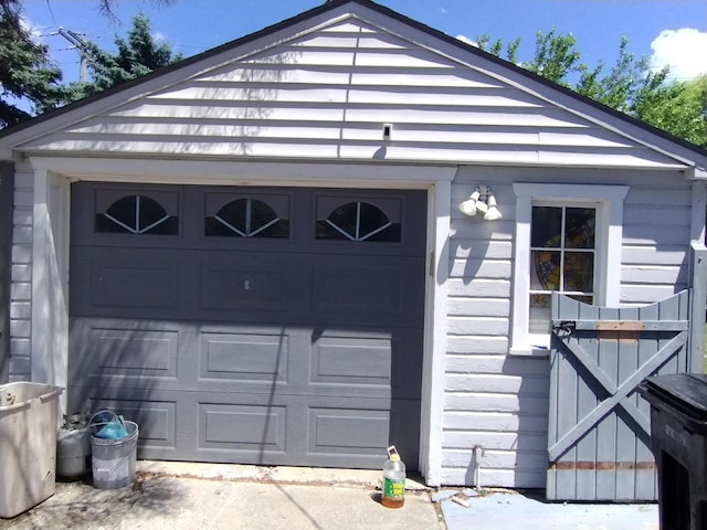 3539 14th St, Wyandotte, MI 48192 - view of garage