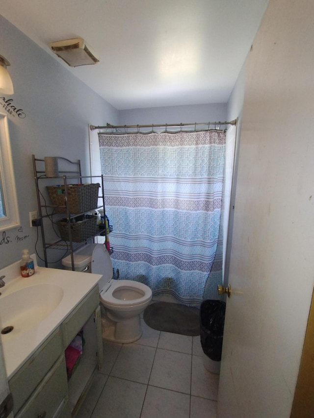 3539 14th St, Wyandotte, MI 48192 - bathroom with vanity and tile patterned flooring