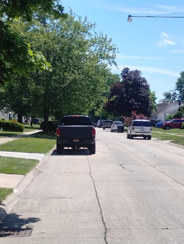 3539 14th St, Wyandotte, MI 48192 - view of concrete street featuring curbs and sidewalks