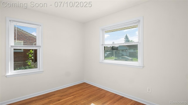 2606 Willow St, Dearborn, MI 48124 - unfurnished room featuring baseboards and wood finished floors