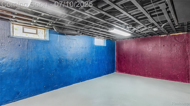 2606 Willow St, Dearborn, MI 48124 - basement featuring healthy amount of natural light and a textured wall