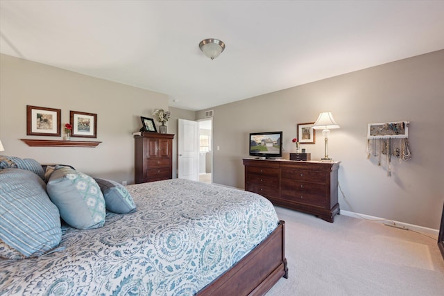 58852 Silvergrass Dr, Mattawan, MI 49071 - bedroom featuring light carpet and baseboards