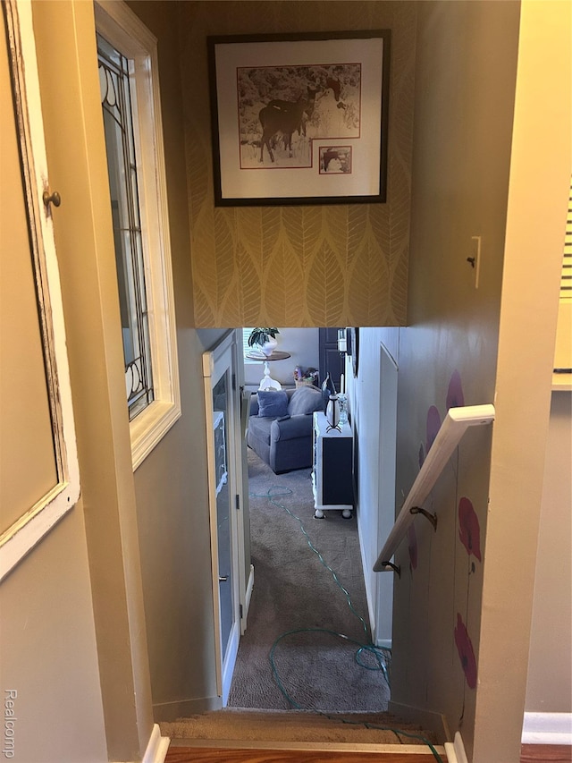 305 Goldengate St, Lake Orion, MI 48362 - corridor with carpet flooring and baseboards