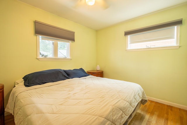 31124 Geraldine St, Westland, MI 48185 - bedroom featuring wood finished floors and ceiling fan