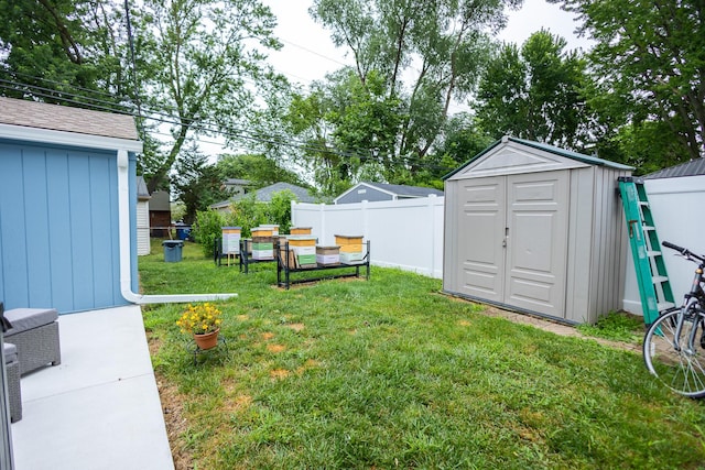 31124 Geraldine St, Westland, MI 48185 - view of yard featuring a storage shed
