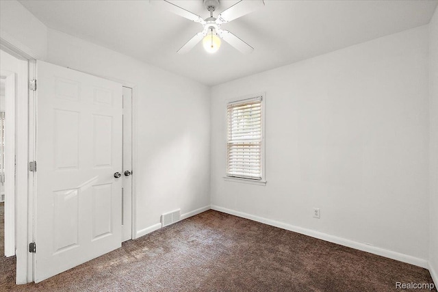 18285 Faust Ave, Detroit, MI 48219 - carpeted spare room with baseboards and ceiling fan