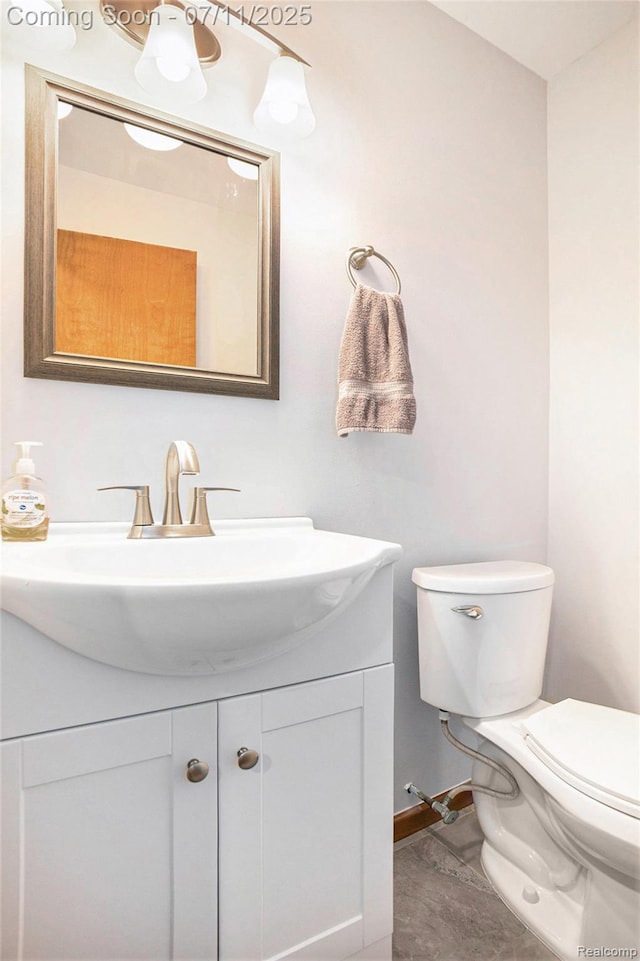 161OXBOW Oxbow Lake Rd, White Lake, MI 48386 - bathroom featuring toilet and vanity