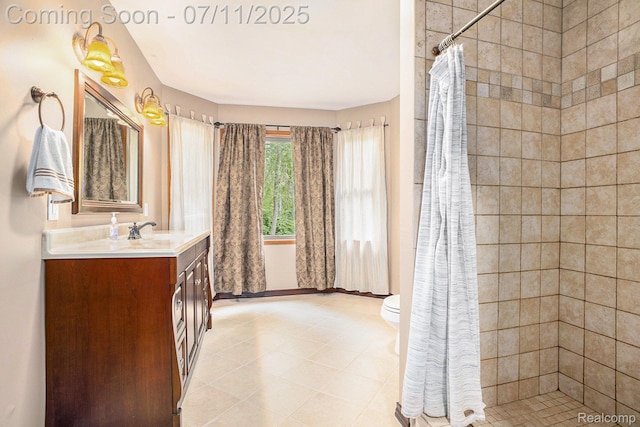 161OXBOW Oxbow Lake Rd, White Lake, MI 48386 - full bathroom with vanity and a tile shower