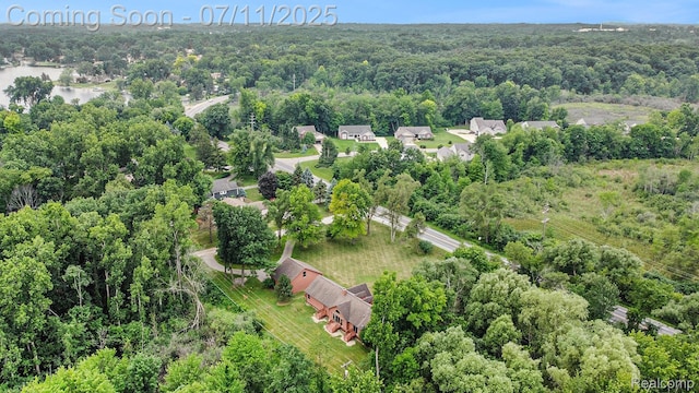 161OXBOW Oxbow Lake Rd, White Lake, MI 48386 - view of property location featuring a forest