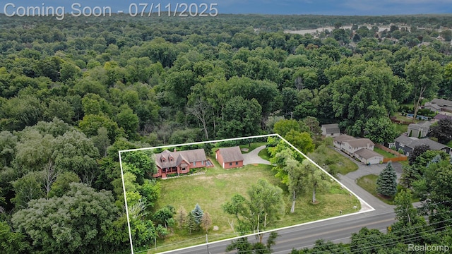161OXBOW Oxbow Lake Rd, White Lake, MI 48386 - view of property location with property parcel outlined