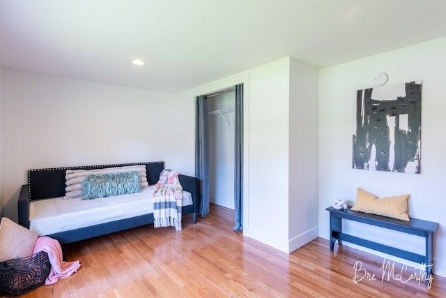 68 E River Rd, Muskegon, MI 49445 - bedroom featuring wood finished floors and recessed lighting