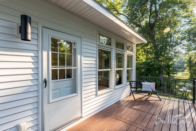 68 E River Rd, Muskegon, MI 49445 - view of deck