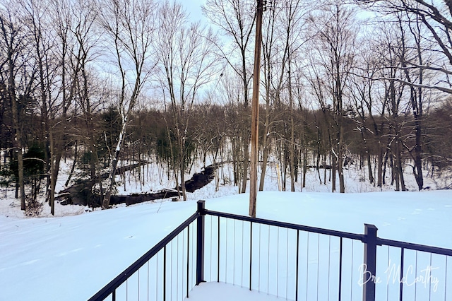 68 E River Rd, Muskegon, MI 49445 - view of snowy yard