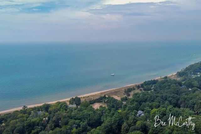 68 E River Rd, Muskegon, MI 49445 - aerial view of property's location with waterfront with a beach