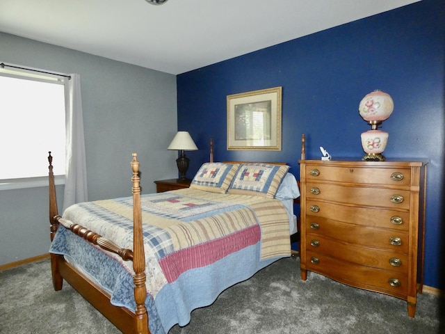 630 Forest St, Wyandotte, MI 48192 - bedroom with carpet flooring and baseboards
