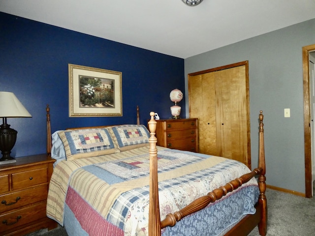 630 Forest St, Wyandotte, MI 48192 - bedroom featuring carpet flooring and a closet
