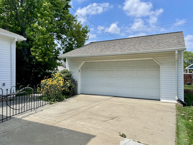 630 Forest St, Wyandotte, MI 48192 - view of detached garage