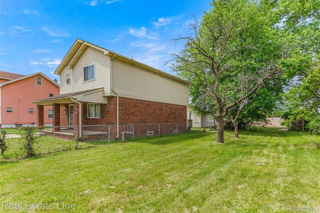 1625 Ferney St, Dearborn Heights, MI 48120 - view of side of home with brick siding