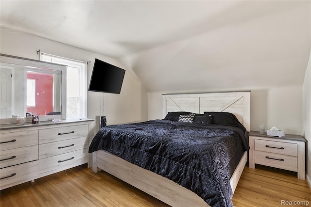15433 Kinloch, Redford, MI 48239 - bedroom with wood finished floors and lofted ceiling