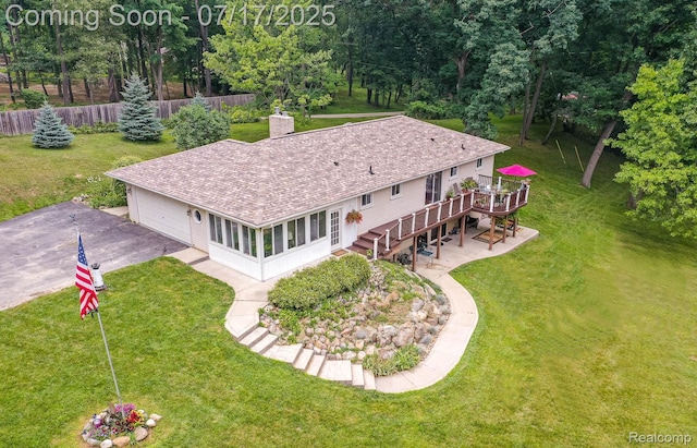 5074 Perryville Rd, Holly, MI 48442 - view from above of property