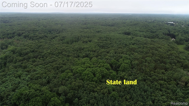 5074 Perryville Rd, Holly, MI 48442 - drone / aerial view of a heavily wooded area