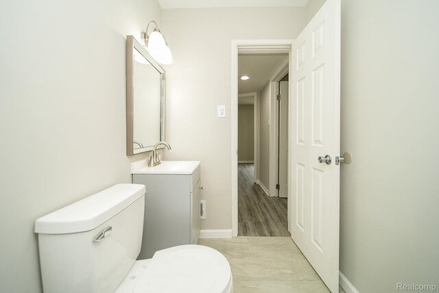 3911 Thomas Ave, Berkley, MI 48072 - bathroom featuring vanity and recessed lighting