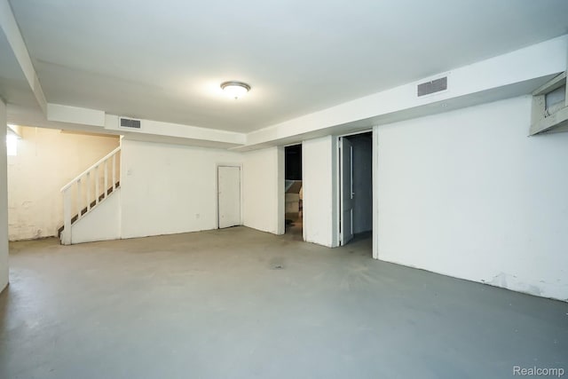 17344 Wisconsin St, Detroit, MI 48221 - finished below grade area with stairway
