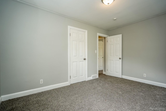 17344 Wisconsin St, Detroit, MI 48221 - unfurnished bedroom with carpet flooring and ornamental molding