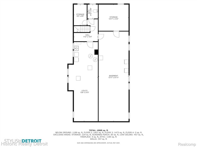 1536 Glynn Ct, Detroit, MI 48206 - view of home floor plan