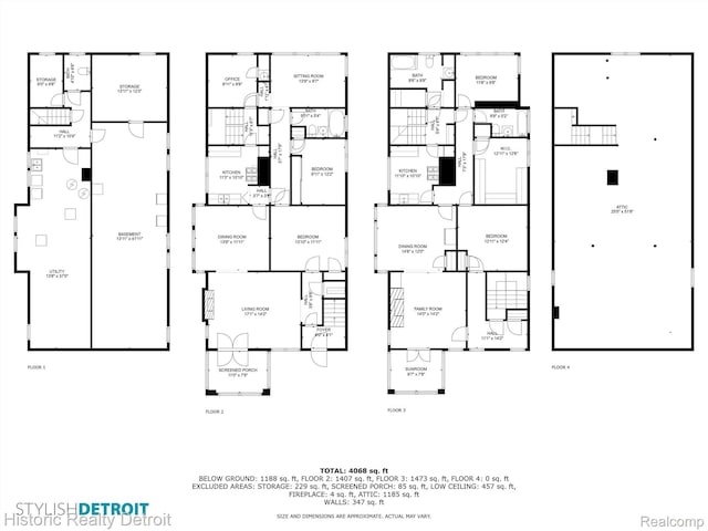 1536 Glynn Ct, Detroit, MI 48206 - view of home floor plan