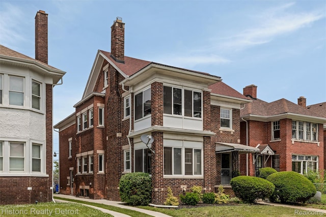 1536 Glynn Ct, Detroit, MI 48206 - view of front of property featuring brick siding