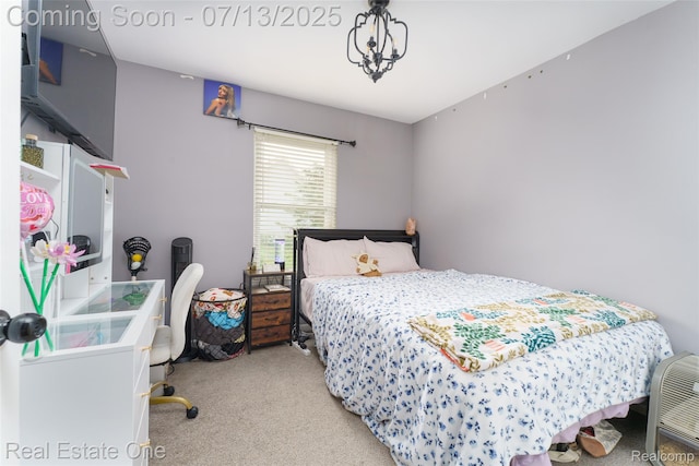 421 Montclair Ln, Howell, MI 48843 - bedroom featuring light carpet