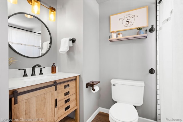 61374 Dean Dr, South Lyon, MI 48178 - full bathroom featuring vanity and toilet