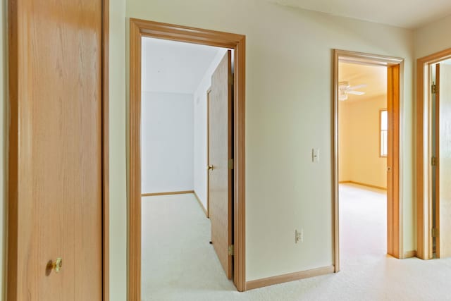 7184 Steeplechase Dr, Saline, MI 48176 - hall featuring carpet floors and baseboards
