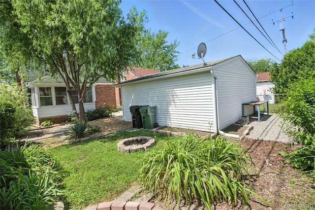 14888 Belmont Ave, Southgate, MI 48101 - view of property exterior featuring a fire pit
