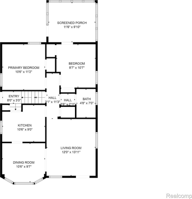 14888 Belmont Ave, Southgate, MI 48101 - view of home floor plan