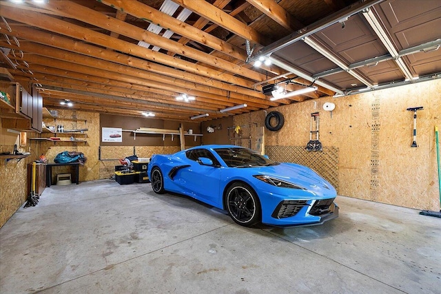 9950 Carpenter Rd, Milan, MI 48160 - garage with a garage door opener