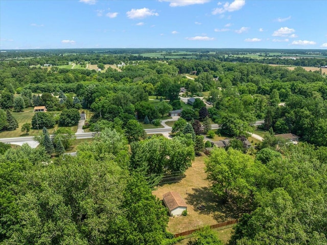 9950 Carpenter Rd, Milan, MI 48160 - aerial view of a heavily wooded area