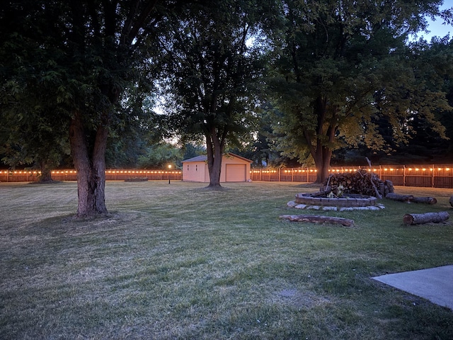 9950 Carpenter Rd, Milan, MI 48160 - view of yard with a garage and an outbuilding