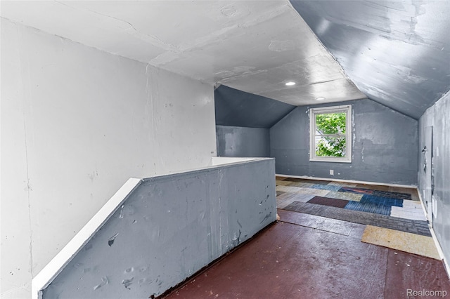 16934 Pembroke Ave, Detroit, MI 48235 - bonus room featuring vaulted ceiling and concrete flooring