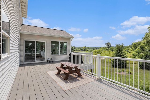 8608 52nd St SE, Ada, MI 49301 - wooden terrace featuring a yard