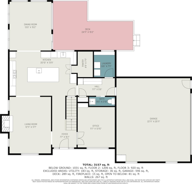 8608 52nd St SE, Ada, MI 49301 - view of property floor plan