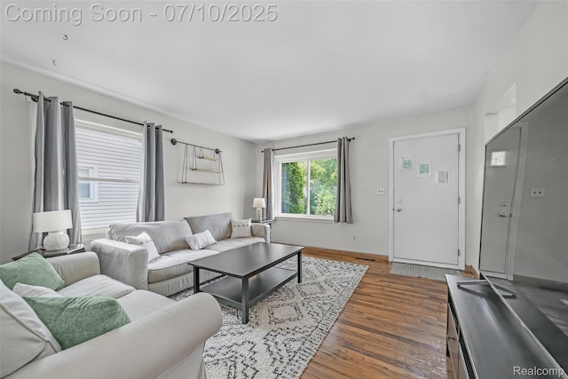 2216 Barrett Ave, Royal Oak, MI 48067 - living area with wood finished floors
