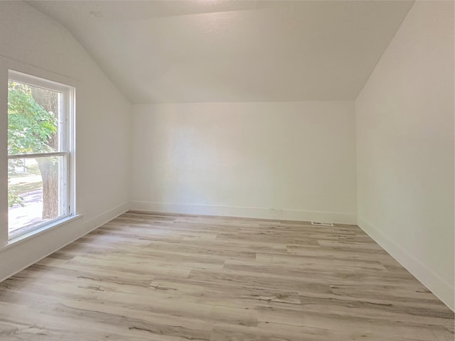 1006 Madison St, Three Rivers, MI 49093 - bonus room featuring vaulted ceiling and light wood-style floors