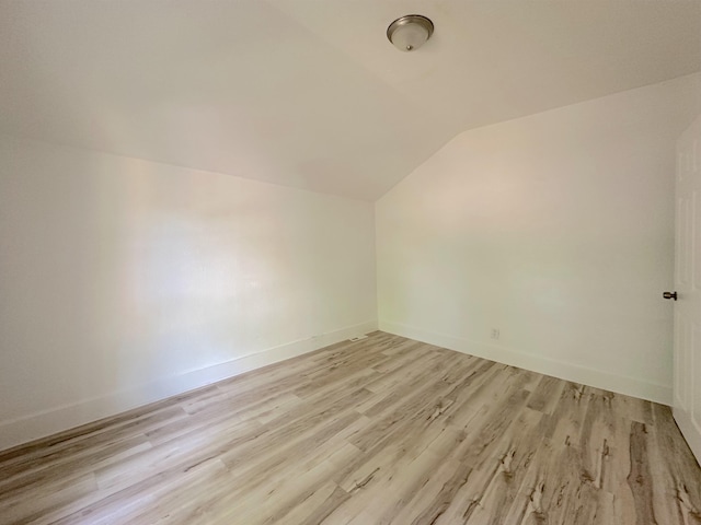 1006 Madison St, Three Rivers, MI 49093 - additional living space featuring lofted ceiling and light wood finished floors