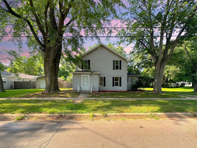1006 Madison St, Three Rivers, MI 49093 - traditional home with a detached garage