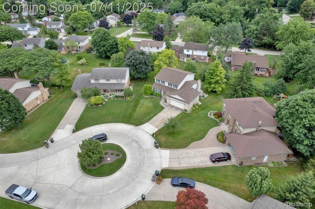 3417 Palm Aire Ct, Rochester Hills, MI 48309 - aerial view of residential area